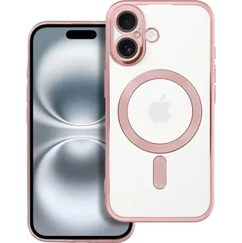 Náhradní kryt pro mobilní telefon Pouzdro Electro Mag Cover s MagSafe pro iPhone 16 Rose Gold