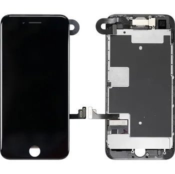 Černý LCD displej iPhone 8 s přední kamerou + proximity senzor OEM (bez home button)