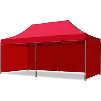 Zahradní stan ShopJK Nůžkový stan profi 3 x 6 m červený