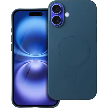 Náhradní kryt pro mobilní telefon Kryt Silicone Mag Cover (Big Hole) Case s MagSafe iPhone 16 Plus Blue