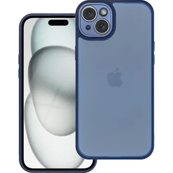 Náhradní kryt pro mobilní telefon Kryt Variete Case iPhone 15 Plus tmavě modrý