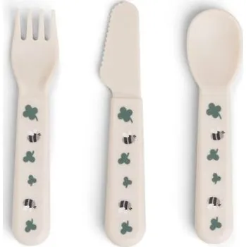 Done by Deer Foodie dětský příbor Tiny farm - Pískový