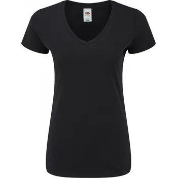 Dámské tričko Fruties Dámské tričko s krátkým rukávem Vels černá L