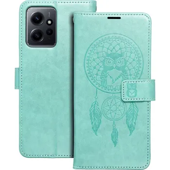Náhradní kryt pro mobilní telefon Kryt MEZZO Book Xiaomi Redmi Note 12 5G zelený