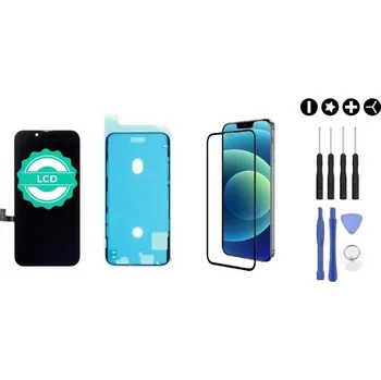 MULTIPACK - LCD displej iPhone 13 + lepení pod displej + 3D ochranné sklo + sada nářadí