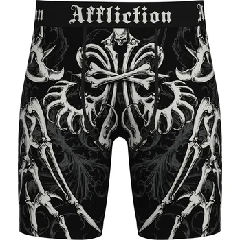 Pánské spodní prádlo boxerky pánské AFFLICTION - SKELETON - XL