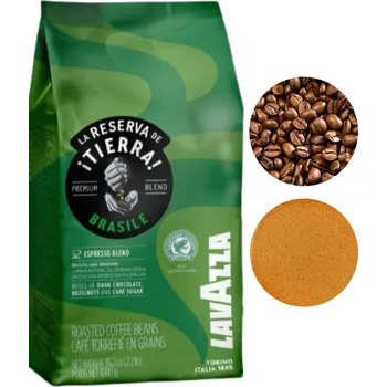 Lavazza Tierra Brasile zrnková káva, intenzivní černá, 1 kg