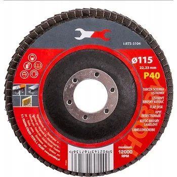 Brusný kotouč Lamelový brusný kotouč Drel 125 mm, zrnitost P40