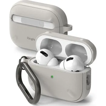 Náhradní kryt pro mobilní telefon Pouzdro/kryt Ringke Onyx Apple AirPods Pro 1/2 Warm Grey