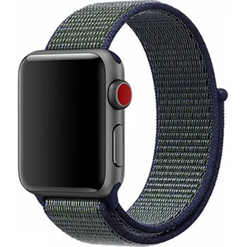 Řemínek na hodinky Nylonový řemínek pro Apple Watch (42/44/45 mm) Fog Gray