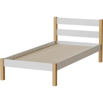 Dětský zahradní nábytek Dolmar Dřevěná postel INKA, bílá Rozměr: 90x200