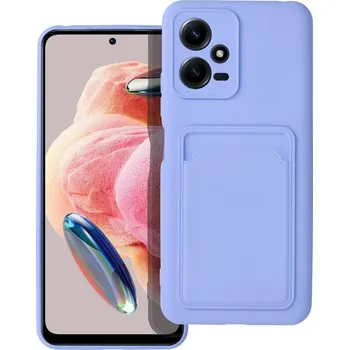 Náhradní kryt pro mobilní telefon Kryt Card Case Xiaomi Redmi Note 12 5G fialový