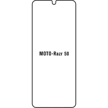 engaroGuard Hydrogel - ochranná fólie - Motorola Razr 50 nepoužívám kryt = folie na celý displej 1 kus s výřezem přední kamery průsvitná
