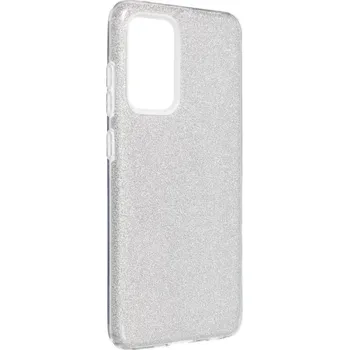 Náhradní díl pro mobilní telefon Kryt Forcell Shining Case Samsung Galaxy A52 5G / A52 LTE ( 4G ) / A52S stříbrný