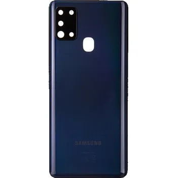 Náhradní kryt pro mobilní telefon Samsung Galaxy A21s - Zadní kryt baterie - černý (náhradní díl)