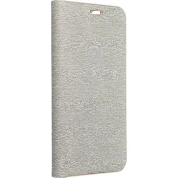 Náhradní kryt pro mobilní telefon Kryt Luna Book Gold Xiaomi Redmi Note 12 Pro 5G stříbrný