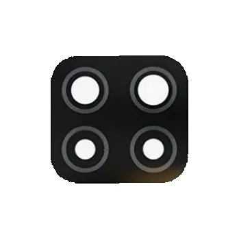 Náhradní kryt pro mobilní telefon Náhradní sklo zadní kamery - Samsung Galaxy A22 4G (Black)