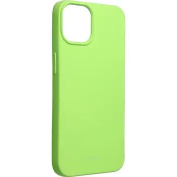 Náhradní kryt pro mobilní telefon Kryt Roar Colorful Jelly Case - iPhone 14 limetkově žlutý