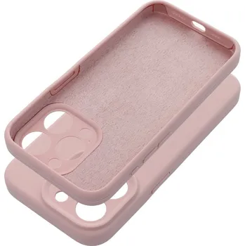 Náhradní kryt pro mobilní telefon Kryt Case Silicone 2mm iPhone 16 Sand Pink
