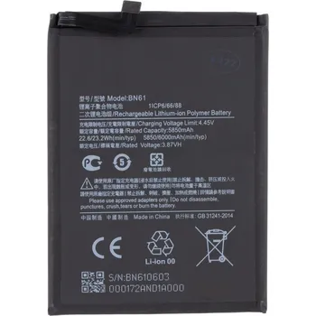 Baterie pro mobilní telefon Baterie BN61 pro Xiaomi Poco X3 NFC 6000mAh