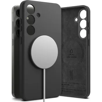 Náhradní kryt pro mobilní telefon Kryt Ringke Silicone Magnetic Magsafe Samsung Galaxy S25+ Plus black