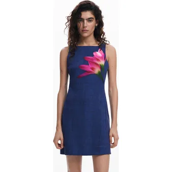 Dámské šaty Dámské letní šaty DESIGUAL 25SWVW29 5053 VEST GINEBRA Velikost: XL