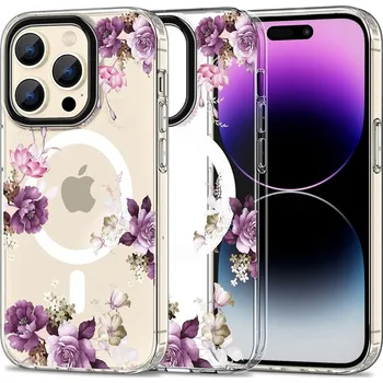 Náhradní díl pro mobilní telefon Kryt Tech-Protect Magmood Magsafe iPhone 15 Pro Max Spring Floral