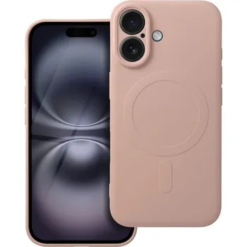 Náhradní kryt pro mobilní telefon Kryt Silicone Mag Cover Case s MagSafe iPhone 16 Pink