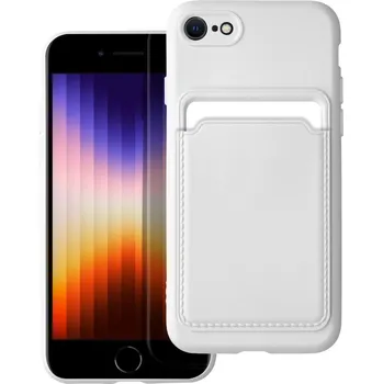 Náhradní kryt pro mobilní telefon Kryt Forcell Card Case iPhone 7 / 8 / SE 2020/2022 bílé