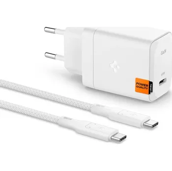 Síťová nabíječka Spigen Arcstation Pro Gan-651 1portová síťová nabíječka 65W + Type-C white