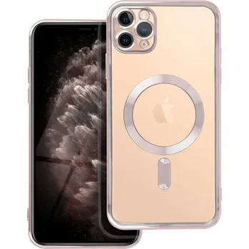 Náhradní kryt pro mobilní telefon Kryt Electro Mag Cover Case s Magsafe iPhone 11 Pro Max Rose Gold
