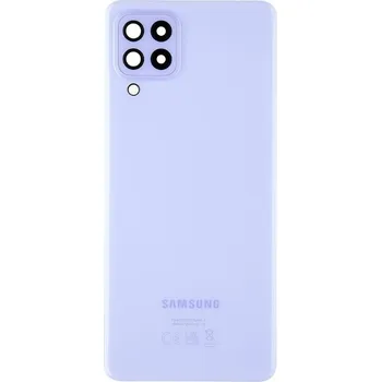 Náhradní kryt pro mobilní telefon Samsung Galaxy A22 5G - Zadní kryt baterie - fialový se sklem Kamery (náhradní díl)