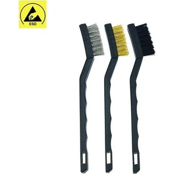 Drátěný kartáč Sada antistatických kartáčů na čištění konektorů ESD (3ks)