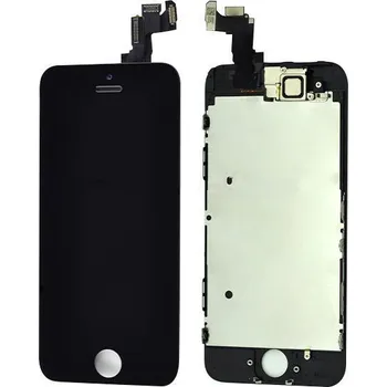 Original černý LCD displej iPhone SE s přední kamerou + proximity senzor (bez home button)