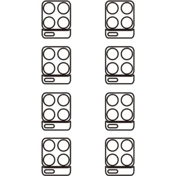 engaroGuard Hydrogel - 8x ochranná fólie zadní kamery - Realme 8 Pro průsvitná