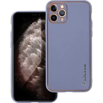 Náhradní kryt pro mobilní telefon Kryt Forcell LEATHER Case iPhone 11 Pro modrý