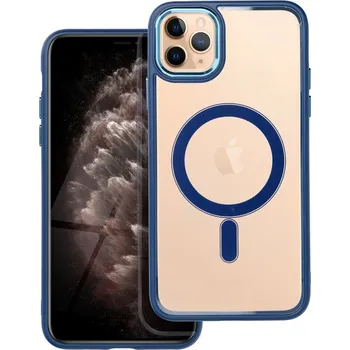 Náhradní kryt pro mobilní telefon Kryt Color Edge Mag Cover s Magsafe iPhone 11 Pro Max tmavě modrý