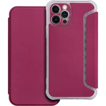 Náhradní kryt pro mobilní telefon Kryt Piano Book iPhone 12 Pro magenta