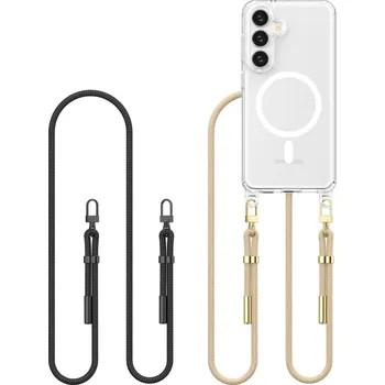 Náhradní díl pro mobilní telefon Kryt Tech-Protect Flexair Chain Magsafe Samsung Galaxy S25 black & Taupe