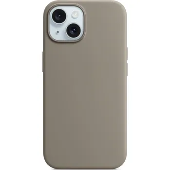 Náhradní díl pro mobilní telefon engaroGuard iPhone 15 Plus Silikonové pouzdro s MagSafe - Clay design (šedé)