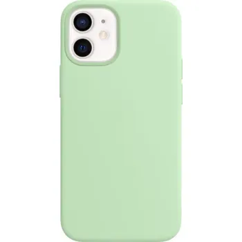 Náhradní díl pro mobilní telefon engaroGuard iPhone 12/12 Pro Silicone Case with MagSafe - Pistachio design (pistácie)