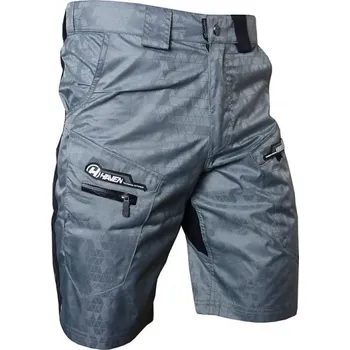 Sport kalhoty krátké pánské HAVEN WANDERER ll šedo/černé s cyklovložkou