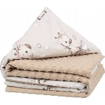 Dětská deka Dětská deka Babymam 75 x 100 cm béžová