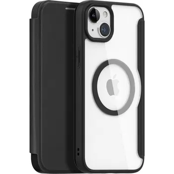 Náhradní kryt pro mobilní telefon Kryt Dux Ducis Wallet Case Skin X Pro s Magsafe iPhone 15 Plus black