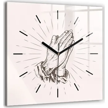 Hodiny Nástěnné hodiny SacroArte béžové 60 cm