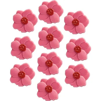 Čokoláda Barbara Luijckx Čokoládová dekorace Magnolie růžová 10ks