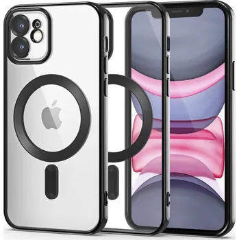 Náhradní kryt pro mobilní telefon Kryt Tech-Protect Magshine Magsafe iPhone 11 black