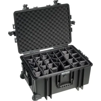 Ochrana fotoaparátu a videokamery B&W Outdoor Cases Type 6800 / Black (divider system)