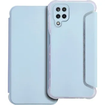 Náhradní kryt pro mobilní telefon Kryt Piano Book Samsung Galaxy A12 světle modrý