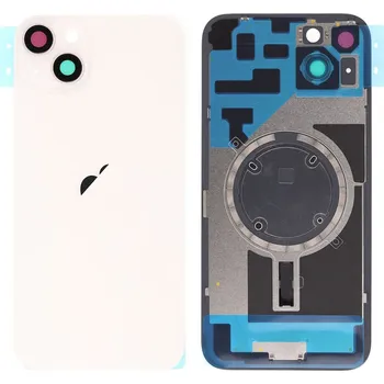 Náhradní díl pro mobilní telefon Apple iPhone 14 - Zadní sklo krytu (Starlight)